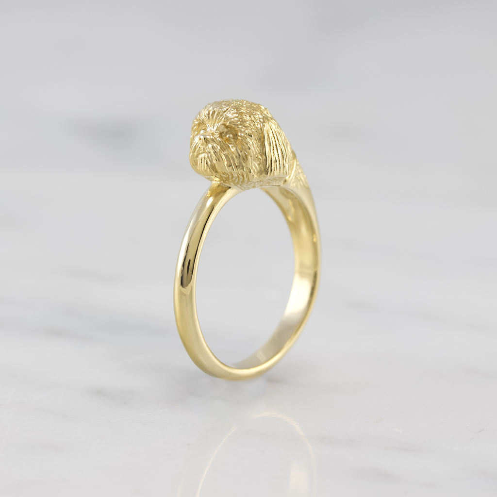 Shih tzu ring on sale
