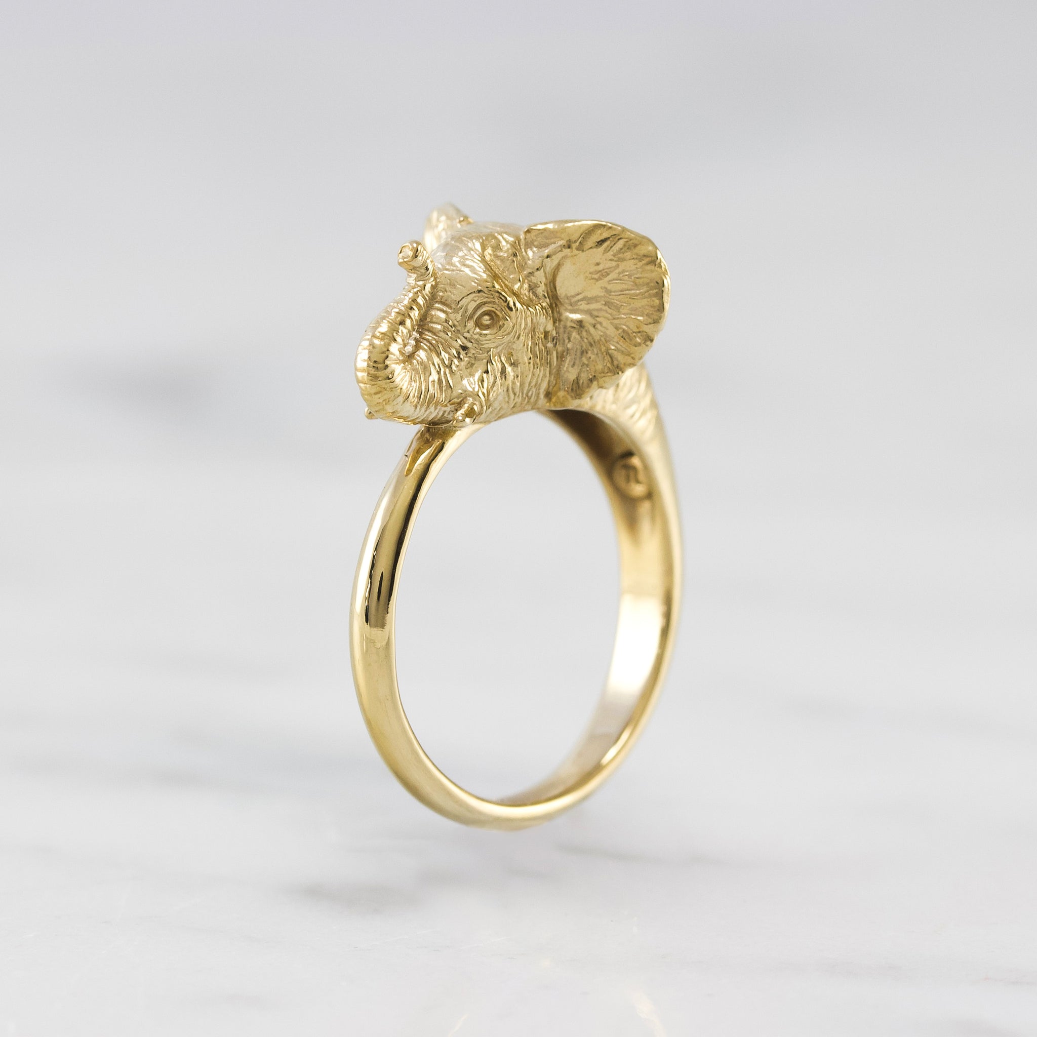 Gold Elephant Ring For Women Elephant Ring Classic Charm Rings Finger Ring  | eBay